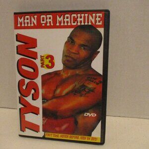 Mike Tyson Man Or Machine Part 3 Small Red White Brown Boxing Fighting DVD